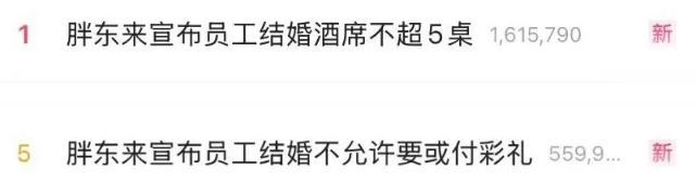 沖上熱搜！胖東來(lái)宣布，員工結婚酒席不超5桌！